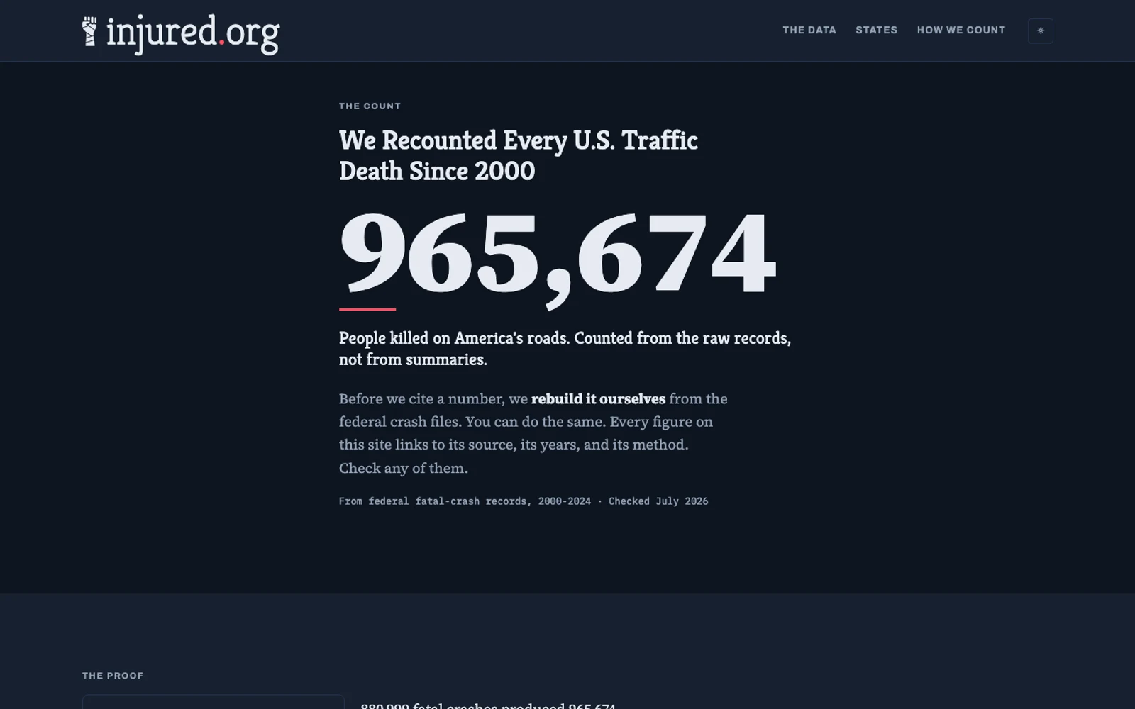 injured.org, built and operated by Taqtics